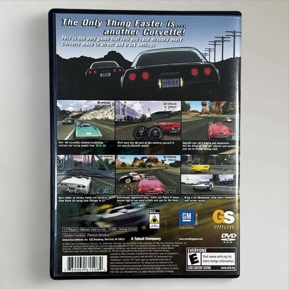 Corvette (Sony PlayStation 2, 2004) PS2 Complete - Original Manual and Case Incl - Picture 4 of 4